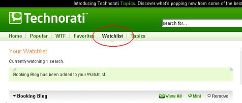 technorati watchlist