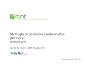 Travel 2.0: Strategie di posizionamento online degli hotel
